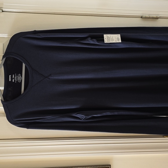 SONOMA MEN'S BIG & TALL SOFT CREWNECK BLUE SHIRT SIZE XXL TALL - Picture 2 of 13